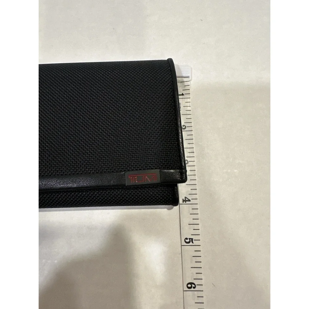 TUMI Alpha SLG Breast Pocket Wallet Black New With Tags